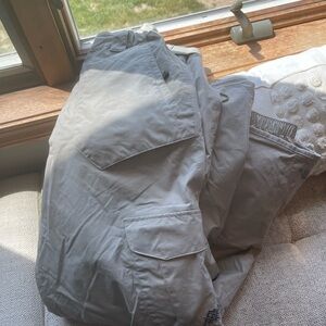 Eastern Mountain Sports Tan Cargo Ski/Snow Pants